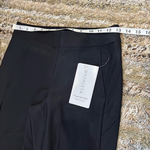 NWT Athleta Stellar Flare Trousers size 2 Black - Picture 8 of 11